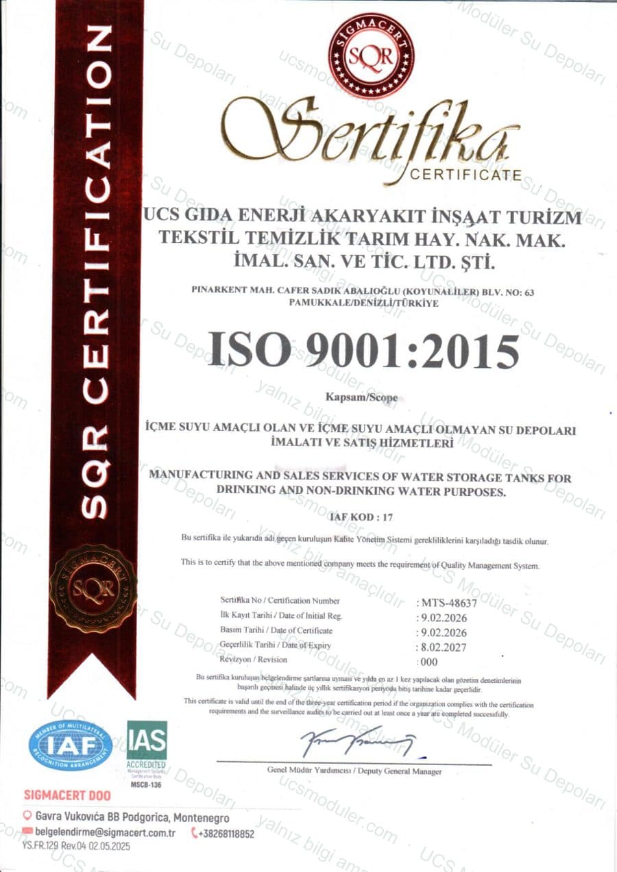 ISO 9001 belgesi