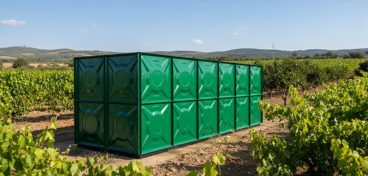 UCS modüler su deposu — Agricultural Irrigation