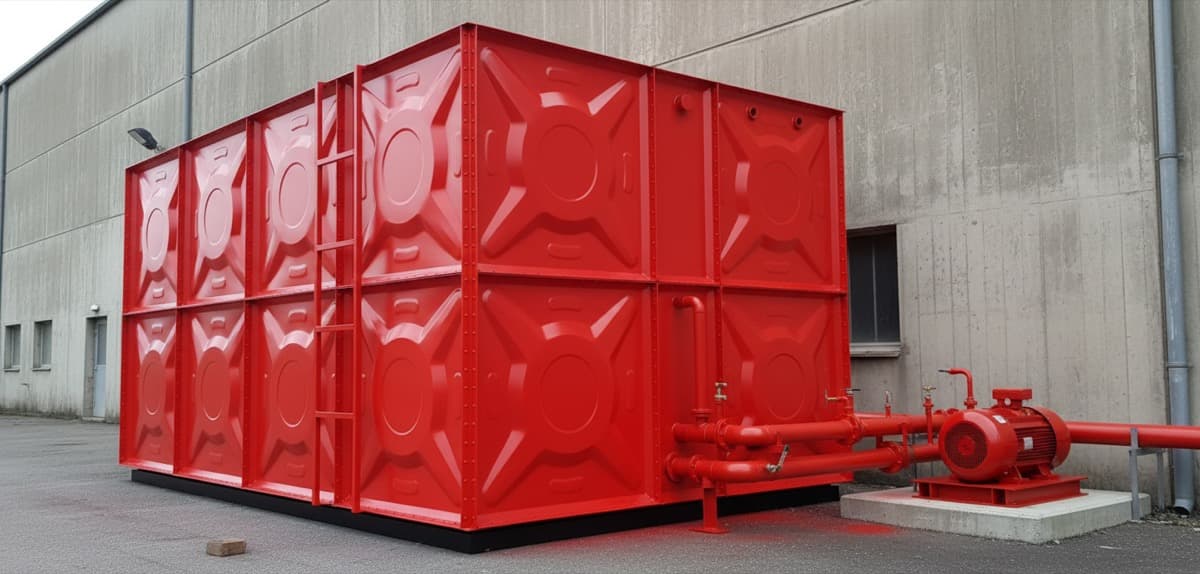 UCS modüler su deposu — Fire Reserve